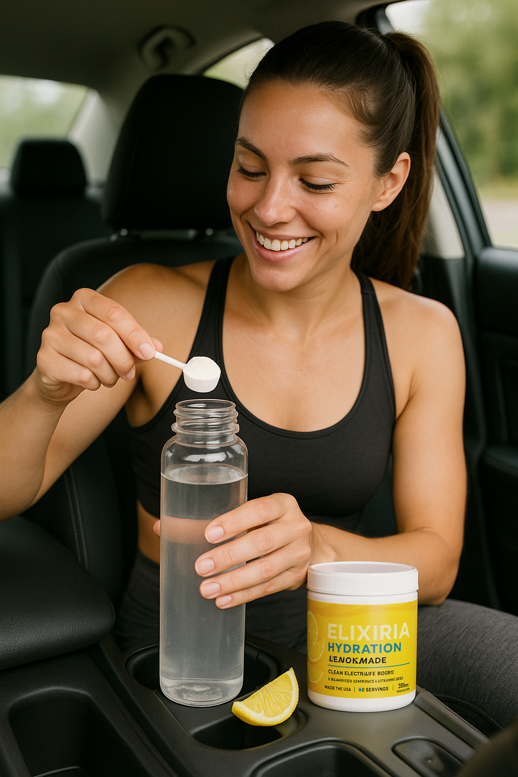 Elixiria Wellness Hydration – Lemonade Flavor – Clean Electrolyte Boost